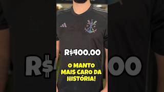 NOVA CAMISA PRETA DO FLAMENGO  MANTO MAIS CARO DA HISTÓRIA flamengo shorts crf [upl. by Yk797]