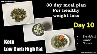 Day 10 Indian LCHF Keto 30 days meal plan for healthy weight loss Low Carb High Fat Keto in tamil [upl. by Oinafipe]