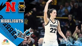 HIGHLIGHTS Caitlin Clark Iowa vs Nebraska  Big Ten Womens Basketball  NBC Sports [upl. by Detta]