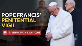 LIVE from the Vatican  Penitential Vigil presided over by Pope Francis  October 1st 2024 [upl. by Blus]