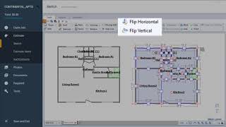 Xactimate Xpert Tip Flipping a Sketch [upl. by Airetal]