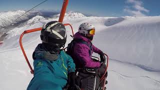 Ski Trip Chile 2017  Nevados de Chillan freeriding sector Pirigallo y Tres Marias [upl. by Franek816]