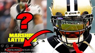 Marshon Lattimore HINTS AT TRADE [upl. by Cobbie]