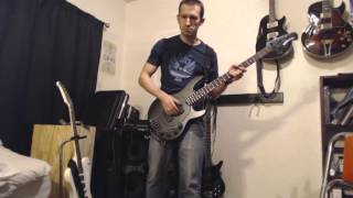 Massive Attack  Dissolved Girl Bass Cover [upl. by Eeslehc]