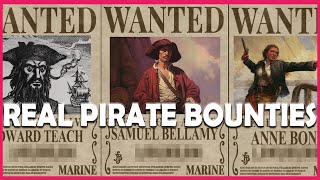 If Real Life Pirates Had One Piece Bounties [upl. by Saunderson]