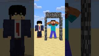 HELP Herobrine To Power Up And Break The Bedrock friendship shorts trending anime [upl. by Meekah]