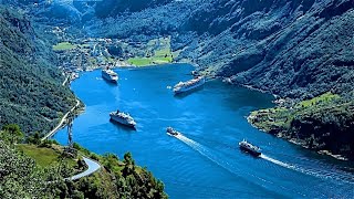 Geirangerfjorden The Fjord Of Geiranger Norway [upl. by Fionnula804]