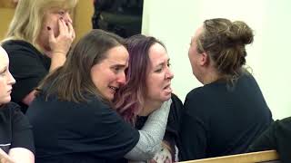 Emotional father lunges at daughters accused murderer in courtroom [upl. by Talbert]