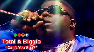 Total feat Notorious BIG Cant You See LIVE rare 1995 [upl. by Cello]