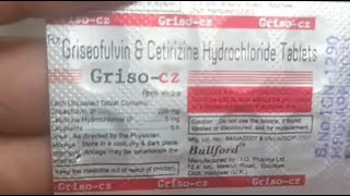 Griseofulvin tablets ip 250 mg usesdose side effects and many more in hindi [upl. by Wilmar]