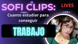 💜Sofi Clips  Cuanto tiempo estudiar para conseguir trabajo Y otros temas 🦝 [upl. by Nedarb29]