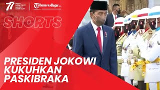 HUT ke77 RI Jokowi Kukuhkan 68 Paskibraka di Halaman Istana akan Bertugas pada Upacara 17 Agustus [upl. by Larimore151]