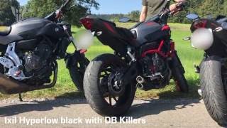 BEST EXHAUST COMPARISON for the Yamaha FZ 07MT 07 [upl. by Woodrow]