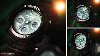 Casio GShock Midnight Green Series Collection  AWRM100SMG1A [upl. by Sirref]