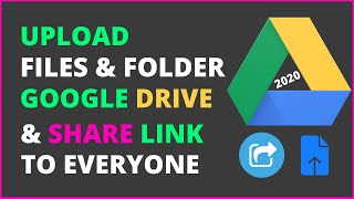 How to Upload Files in Google Drive and Share Link with Everyone  2024 [upl. by Lamprey321]