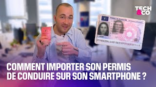 Permis de conduire dématérialisé voici comment limporter sur son smartphone [upl. by Latoniah]