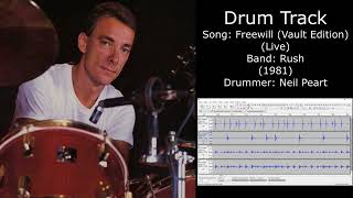 Freewill Live Rush • Drum Track [upl. by Cleavland]