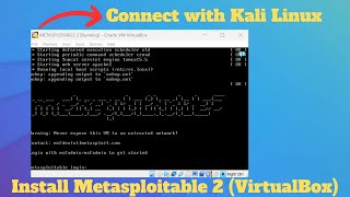 How to Install METASPLOITABLE 2 in VirtualBox Kali Linux [upl. by Reseta]