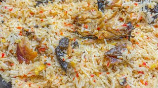 Nigerian Coconut rice recipe Delicious Native Coconut rice [upl. by Katalin]