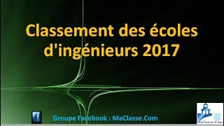 Classement des écoles dingénieurs 2017 selon le salaire un an après la sortie [upl. by Lennox]