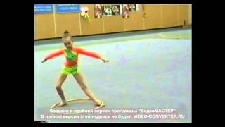 Dina and Arina Averina 2006 Hoop  Unknown Competition  AverinaTwins [upl. by Andres]