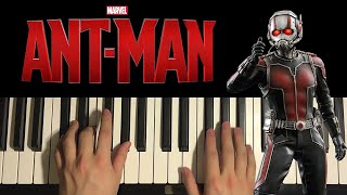 How To Play  Ant Man Theme Piano Tutorial Lesson [upl. by Tselec]