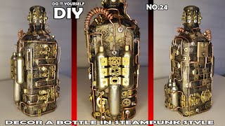 24  Bottle decorationWine bottle craftart and craft Bottle art ideas [upl. by Sugden]