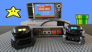 Cozmo amp Vector playing Super Mario Bros on the LEGO Nintendo NES [upl. by Yllatan]