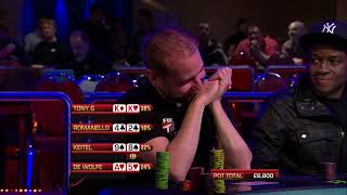 15  Roberto Romanello v Tony G  Top 100 Greatest Poker Moments  partypoker [upl. by Zsolway]