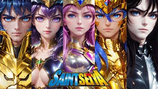 Saint Seiya  All Characters Full Version  Ai Generated [upl. by Missie235]