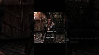 Skyrim ٠ What Happens if You Come to Commander Maro as a Chef skyrim [upl. by Ragouzis]