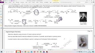 Organonitrogen Chemistry Chemistry of Amines Part2 [upl. by Nevets301]