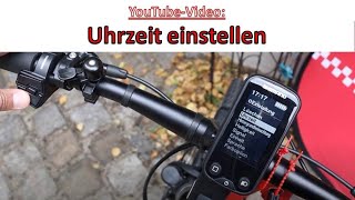 Uhrzeit umstelleneinstellen  Shimano Steps EBike Display E6100 [upl. by Anauqed97]