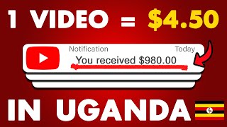 Earn 100 A Day watching youtube videos  How To Make Money Online in Uganda 2024 [upl. by Jacinto474]