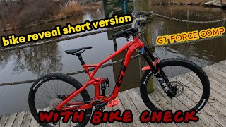 MY NEW GT FORCE COMP 29” LG MTB REVEAL VIDEO  SHORT VERSION [upl. by Lledo]