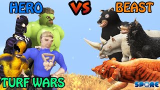 Heroes vs Beasts Turf War S1  SPORE [upl. by Dnesnwot]