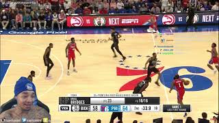 FlightReacts To 6 NETS at 3 76ERS  FULL GAME 1 HIGHLIGHTS  April 15 2023 [upl. by Natsyrk371]