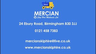 Mercian Skip Hire – Our Skips Birmingham [upl. by Nepean]