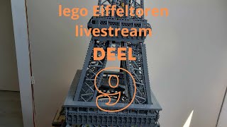 live lego Eiffel toren bouwen deel 9 [upl. by Sauers]