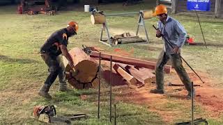 Stihl Chainsaw Professional Post Ripping Race [upl. by Bridge]