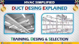 HVAC Training  Duct Design System Explained [upl. by Leira353]