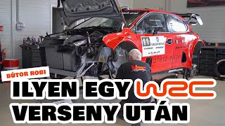 Így néz ki Bútor Robi WRCje egy versenyhétvége után – 2 rész [upl. by Yenwat720]