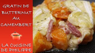 Gratin de butternut au camembert [upl. by Wiley185]