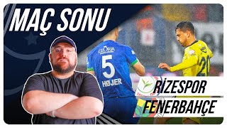 Çaykur Rizespor  Fenerbahçe  Maç Sonu Değerlendirmesi [upl. by Tomlinson]