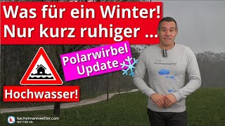 Was für ein Winter Nur kurz ruhiger Kaltluft mischt mit PolarwirbelUpdate [upl. by Aetnahs331]