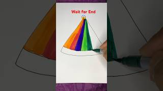 DIY Rainbow 🌈 Watermelon Art shorts art ytshorts creative kids [upl. by Gettings]