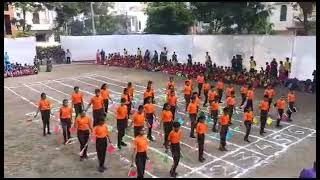 ABC Convent and English High Schools Flag Drill Presentation at Annual Sports Day Celebration 2023 [upl. by Sukul]