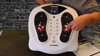 FIT KING Foot Circulation Stimulator Machine Review [upl. by Mclaurin]