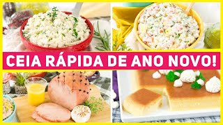 4 RECEITAS para SALVAR sua CEIA DE ANO NOVO  Receitas de Reveillon 2020  Receitas de Minuto [upl. by Narud]