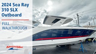 Unveiling the AllNew 2024 Sea Ray SLX 310 Outboard  MarineMax Miami [upl. by Spaulding485]